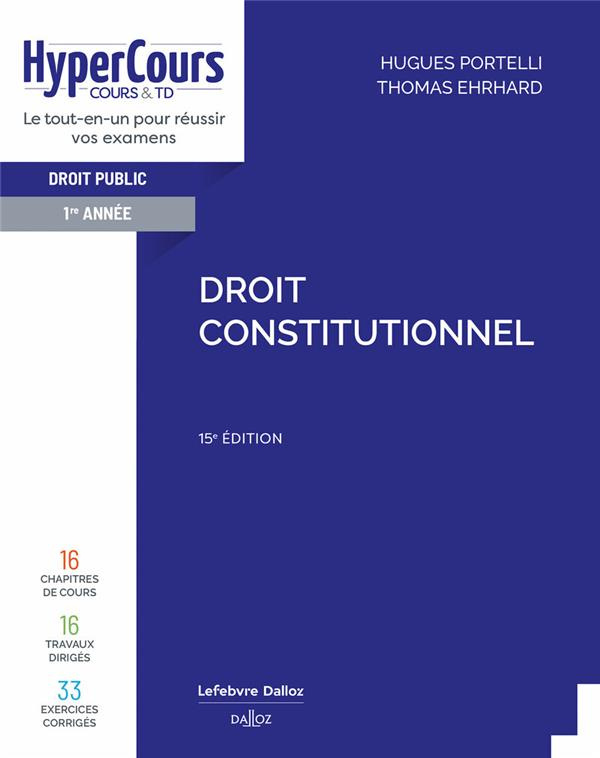Droit constitutionnel. 15e édition