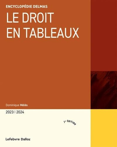 Le droit en tableaux. Edition 2023-2024
