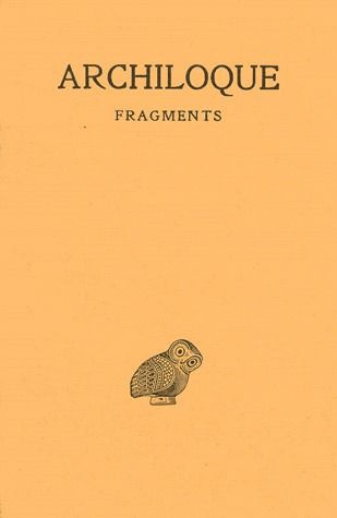 Fragments. Edition bilingue français-grec ancien