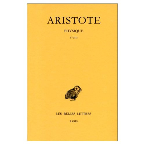 Physique. Tome 2, Livres V-VIII, Edition bilingue français-grec ancien