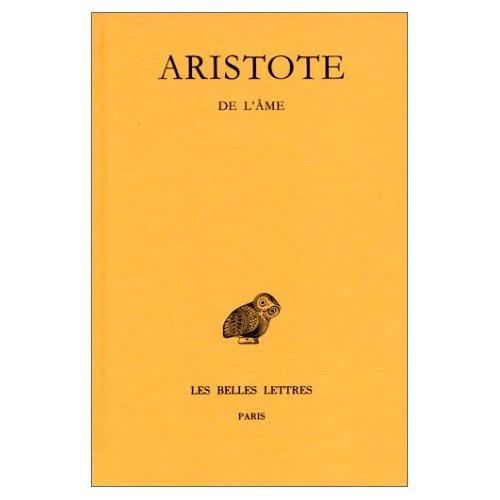 De l'âme. Edition bilingue français-grec ancien