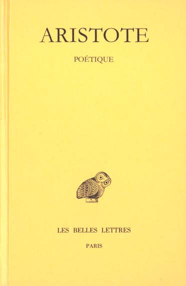 Poétique. Edition bilingue français-grec ancien