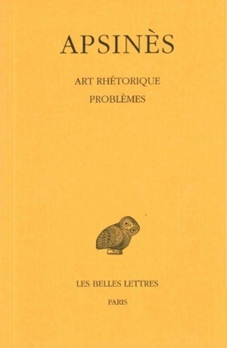 Art rhétorique. Problèmes à faux-semblant, Edition bilingue français-grec ancien
