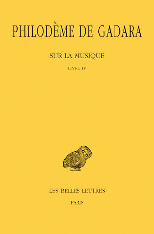 Sur la musique. Tomes 1 et 2, Livre IV, Edition bilingue français-grec ancien