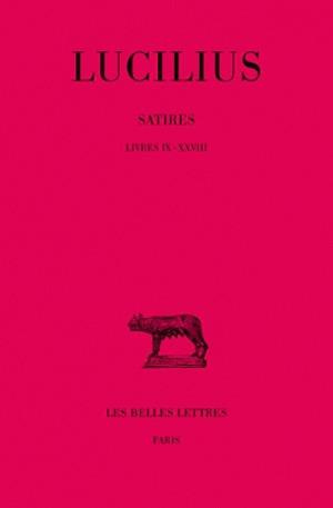 SATIRES II LUCILIUS