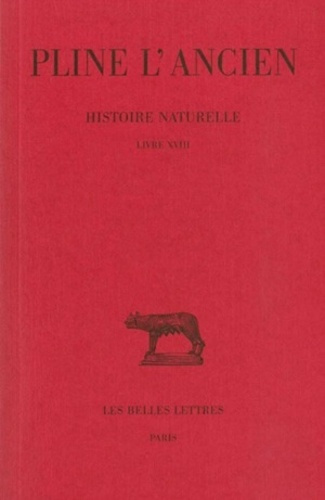 Histoire naturelle Livre XVIII