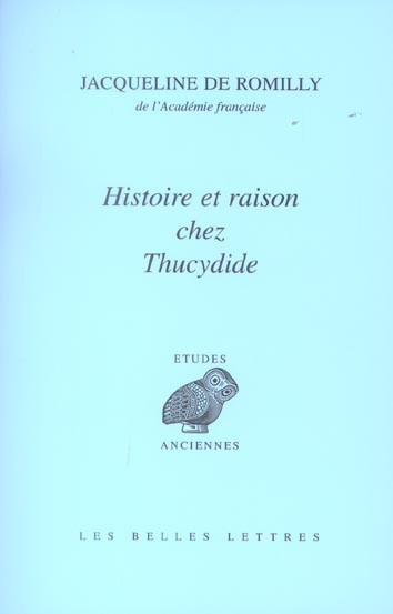 Histoire et raison chez Thucydide