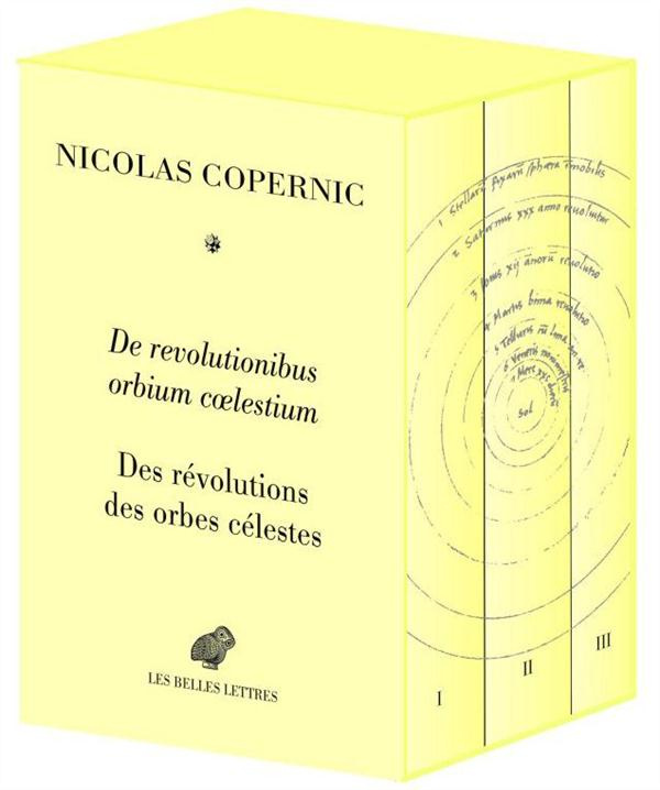 Des révolutions des orbes célestes. Coffret 3 volumes reliés, édition bilingue