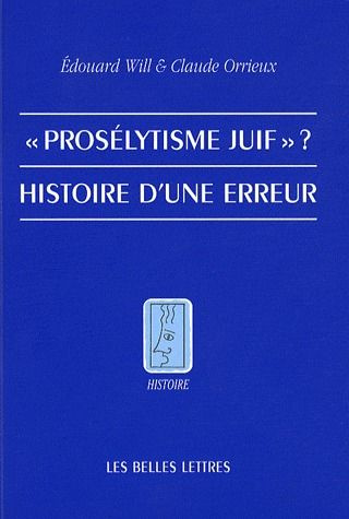 Prosélytisme juif ? Histoire d'une erreur