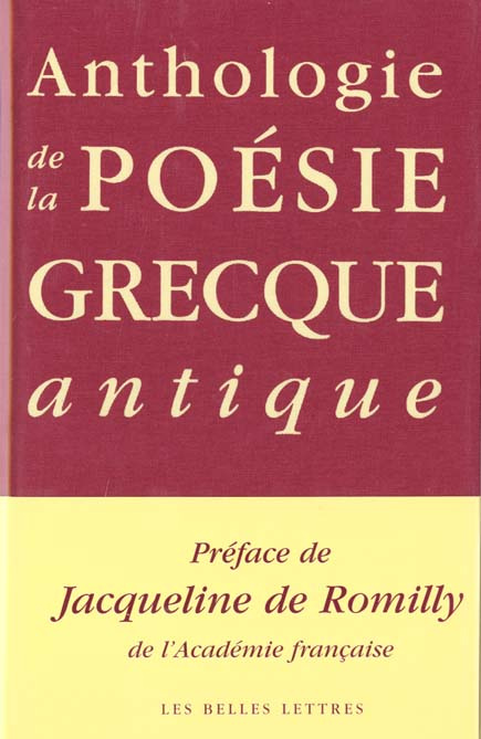 Anthologie de la poésie grecque antique