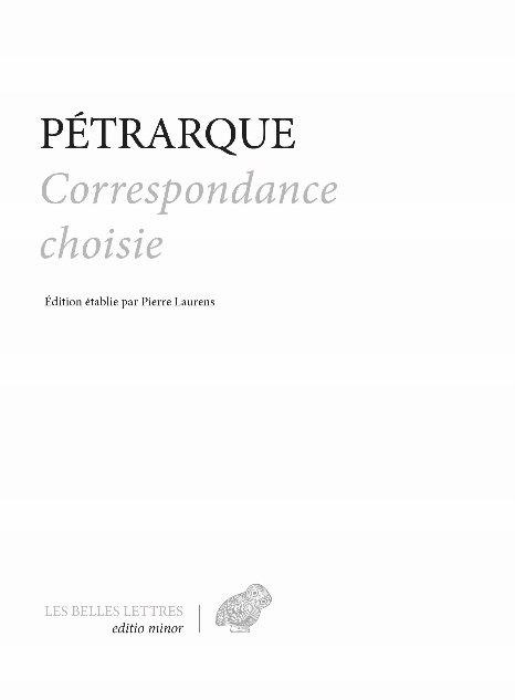 Correspondance choisie