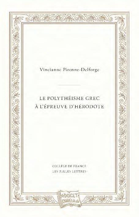 Le Polythéisme grec à l'épreuve d'Hérodote
