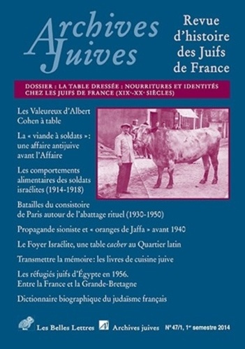 Archives juives 47/1 2014