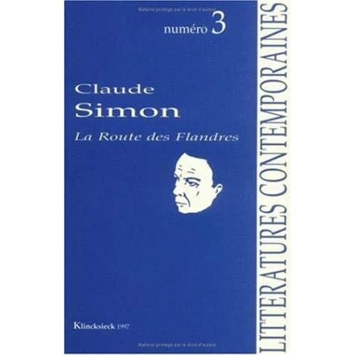 CLAUDE SIMON LA ROUTE DES FLANDRES