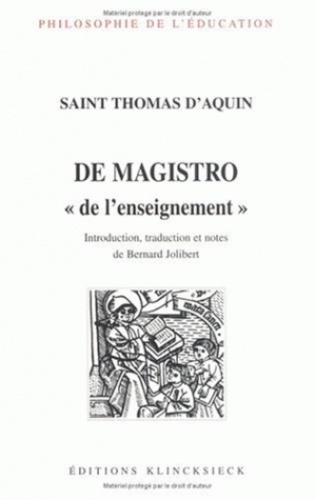 De magistro