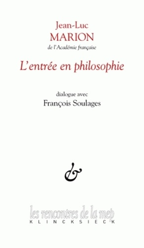 L'entrée en philosophie