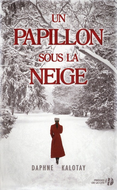 Un papillon sous la neige