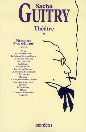 Théâtre. Tome 1, Mémoires d'un tricheur