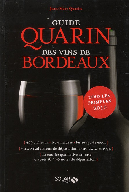 Guide Quarin des vins de Bordeaux