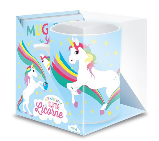 Les mug cakes de Super Licorne. Coffret livre mug