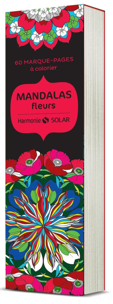 Mandala fleurs. 60 marque-pages à colorier