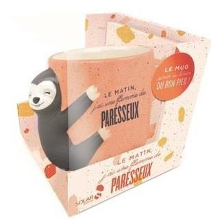 Coffret Le matin j'ai une flemme de paresseux. Avec un mug