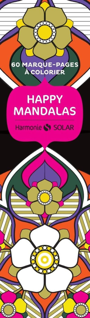 Happy mandalas. 60 marque-pages à colorier