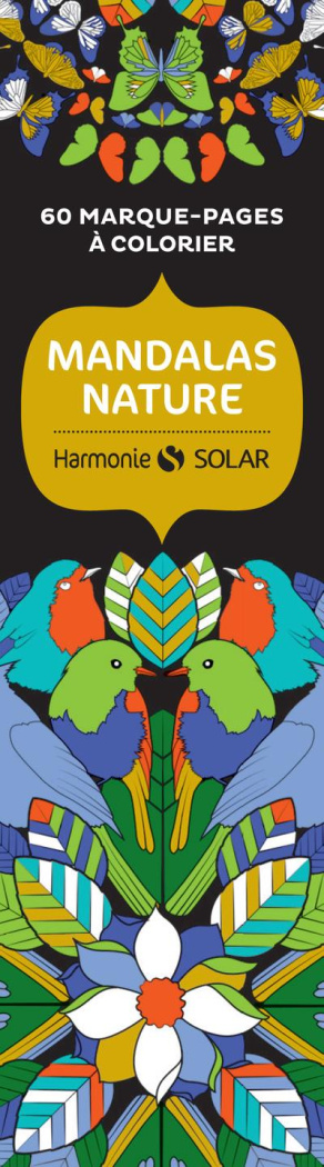 Mandalas nature. 60 marque-pages à colorier