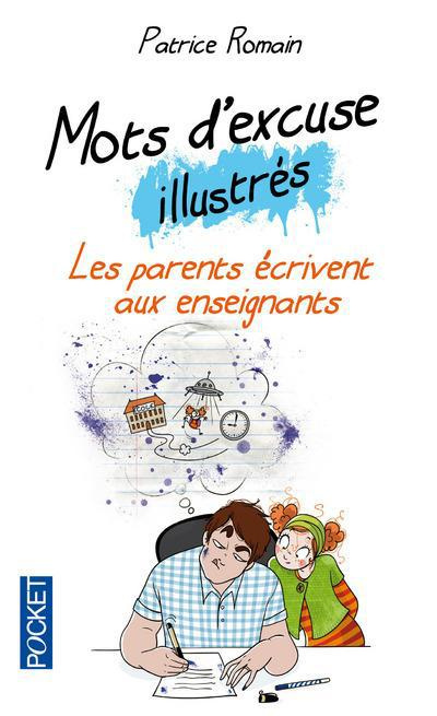 Mots d'excuse illustrés. Les parents écrivent aux enseignants