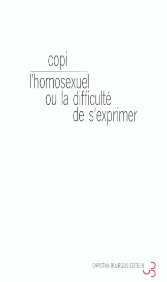 L'homosexuel ou la difficulté de s'exprimer