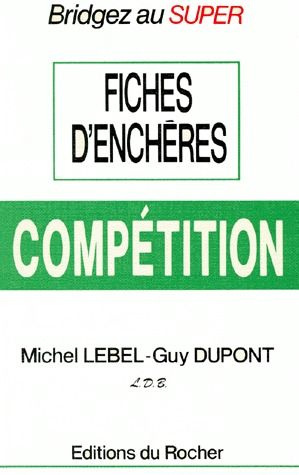 Fiches d'enchères compétition