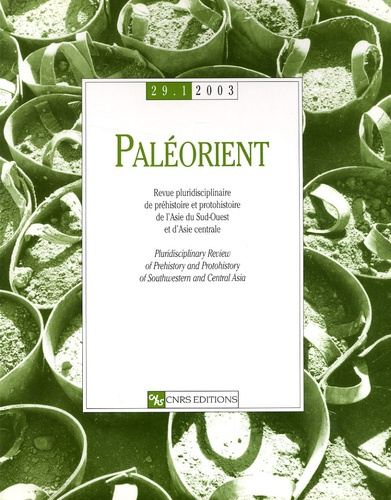 Paléorient N° 29/1, 2003