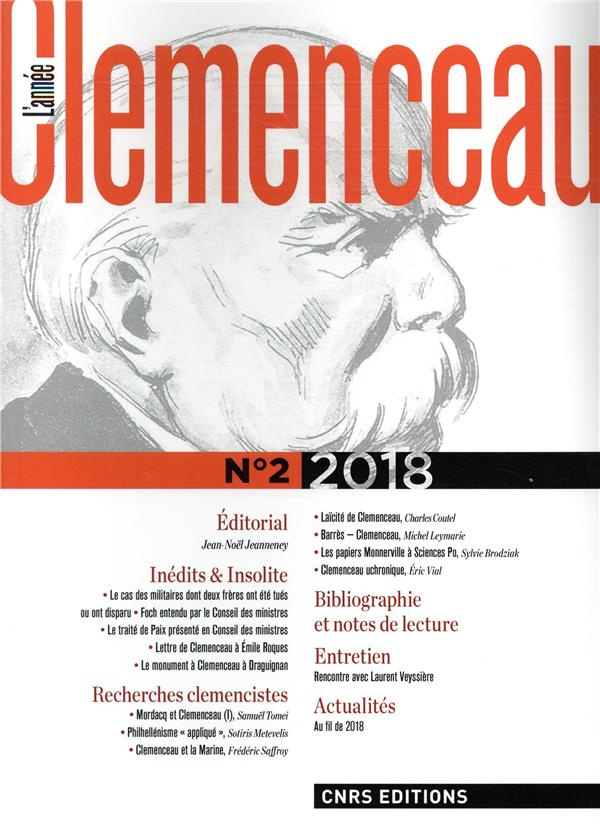 L'année Clemenceau N° 2/2018