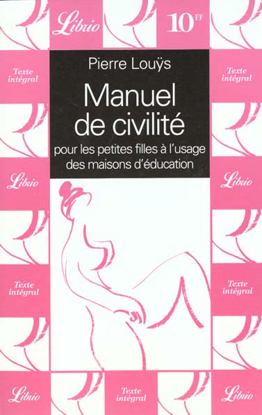 MANUEL DE CIVILITE. Pour les petites filles à l'usage des maisons d'éducation