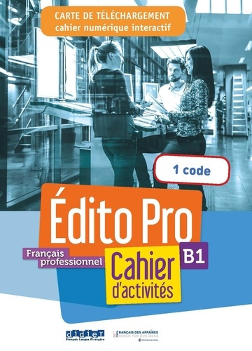 Carte de téléchargement Edito Pro niveau B1