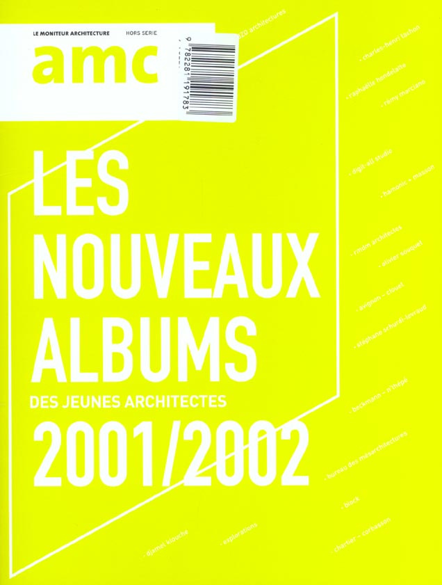 LES NOUVEAUX ALBUMS DES JEUNES ARCHITECTES 2001-2002