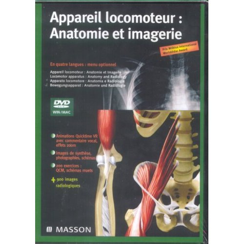 APPAREIL LOCOMOTEUR : ANATOMIE ET IMAGERIE (DVD)