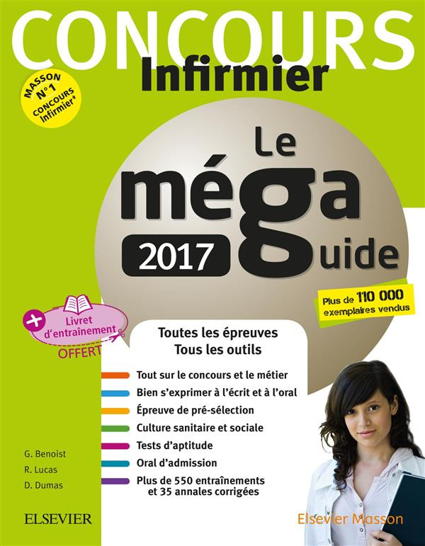 LE MEGA GUIDE 2017 CONCOURS INFIRMIER - RENTRER EN IFSI ECRIT ET ORAL AVEC LIVRET D'ENTRAINEMENT DET