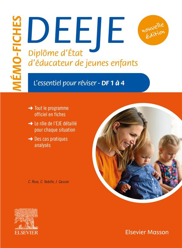 Mémo-fiches DEEJE, Diplôme d'Etat d'éducateur de jeunes enfants. L'essentiel pour réviser, Domaines