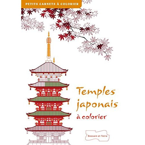 Temples japonais à colorier