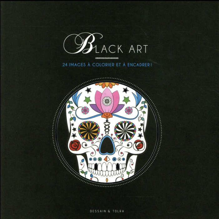 Black art. 24 images à colorier et à encadrer