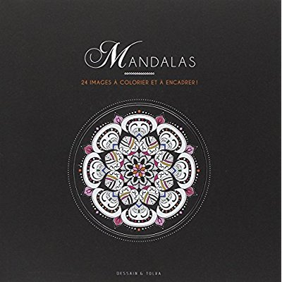 Mandalas. 24 images à colorier et à encadrer !