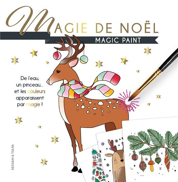 Magie de Noël. Avec un pinceau inclus