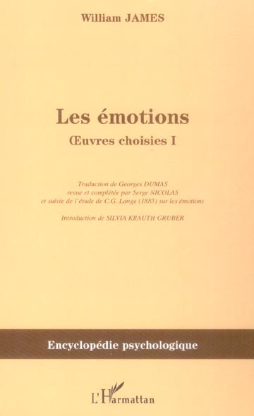 Oeuvres choisies. Volume 1, Les émotions