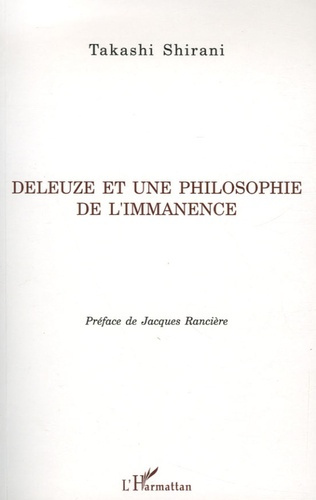 Deleuze et une philosophie de l'immanence