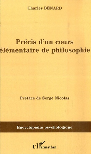 Précis d'un cours élémentaire de philosophie
