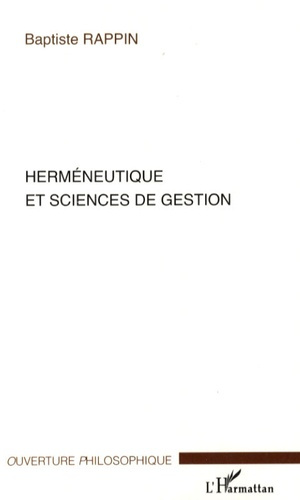 Hermeneutique et sciences de gestion
