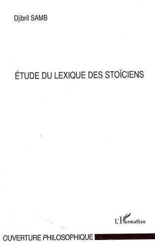 Etude du lexique des stoïciens