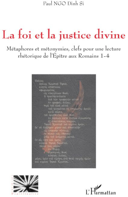 La foi et la justice divine. Métaphores et métonymies, clefs pour une lecture rhétorique de l'Epître