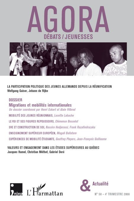Agora Débats/Jeunesse N° 50 - 4e trimestre 2008 : Migrations et mobilités internationales